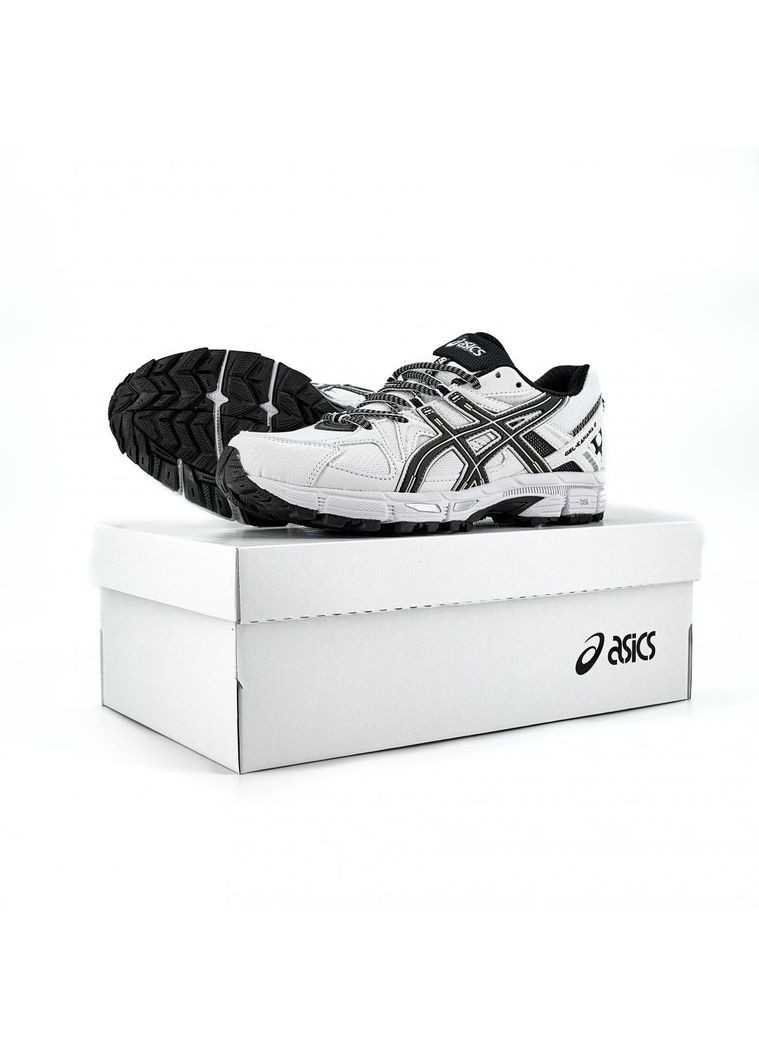 Чорні Осінні кросівки чоловічі asics gel-kahana 8 white black асікс гель кахано No Brand