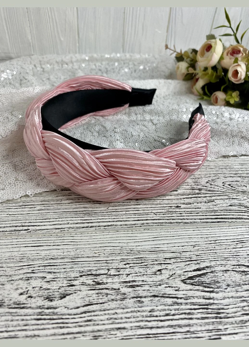 Обруч для волосся жатка коса Hand Made (330618982)