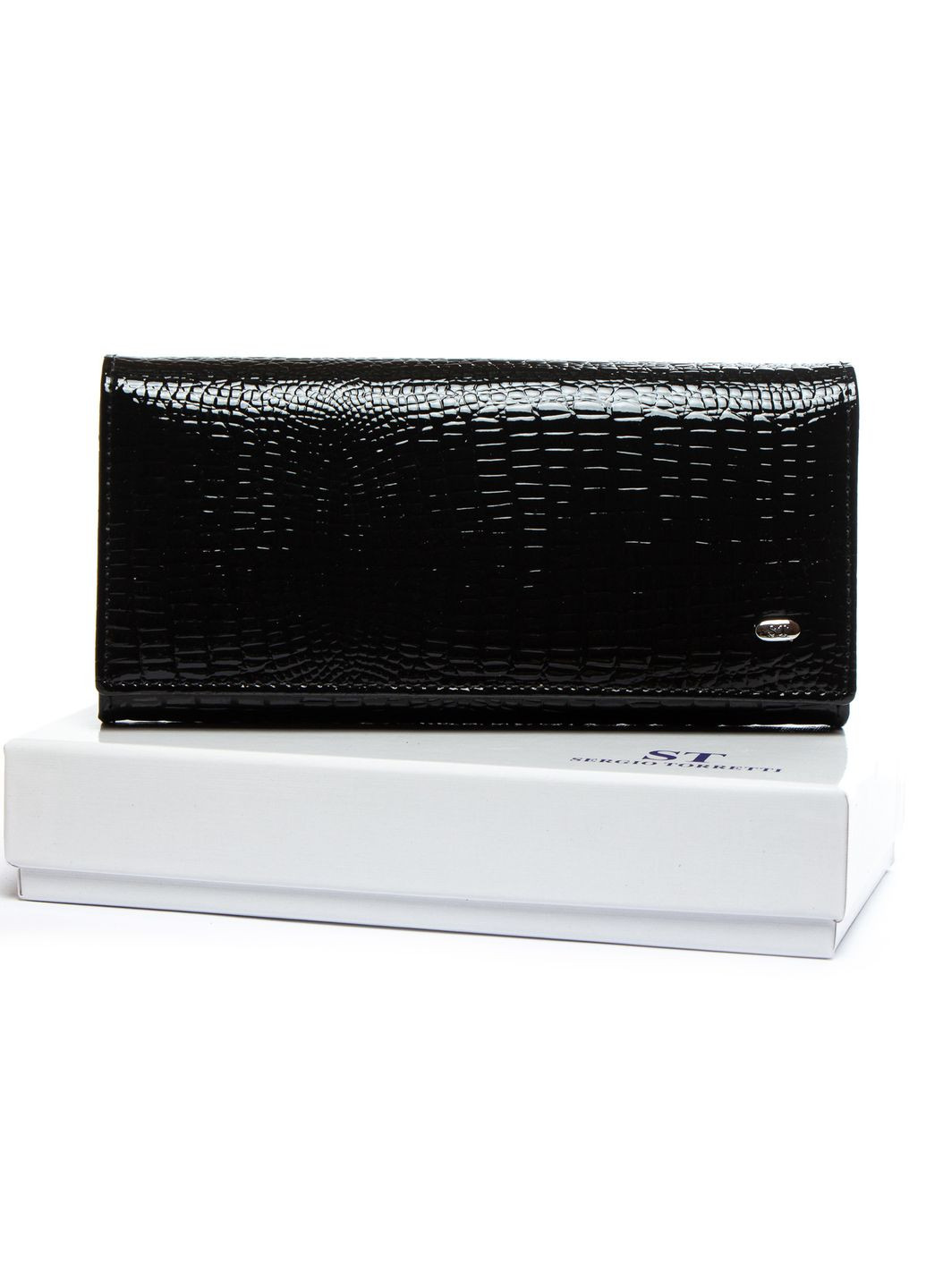 Жіночий шкіряний гаманець на магнітах Sergio Torretti W1-V-2(01) (298729107)