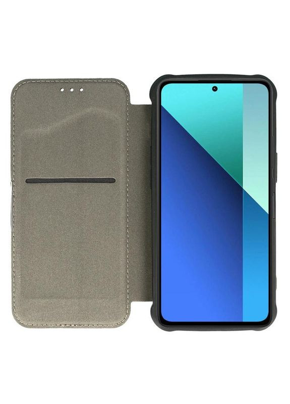 Кожаный чехол книжка Razor (PU) для Xiaomi Redmi Note 13 Pro 4G / Poco M6 Pro 4G Getman (356097815)