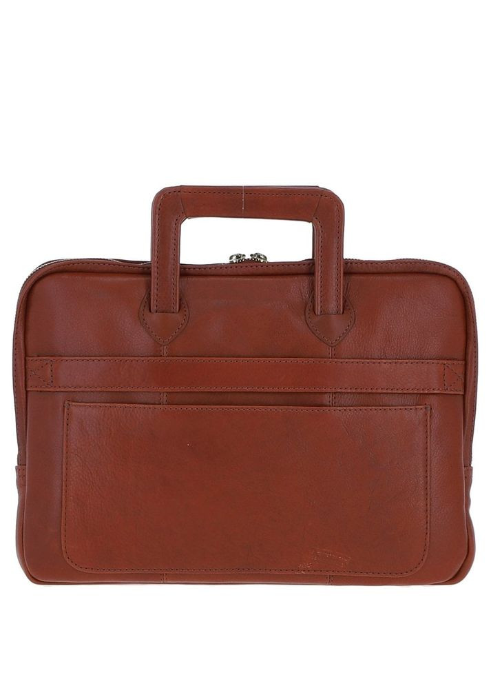 Чоловіча шкіряна сумка-папка для ноутбука  PL45 Tan 13″ Ashwood (347581105)