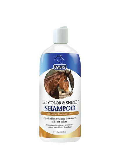Шампунь для восстановления и усиления цвета шерсти у собак и лошадей HiColor & Shine Shampoo 946 мл (87717901189) Davis (293276887)