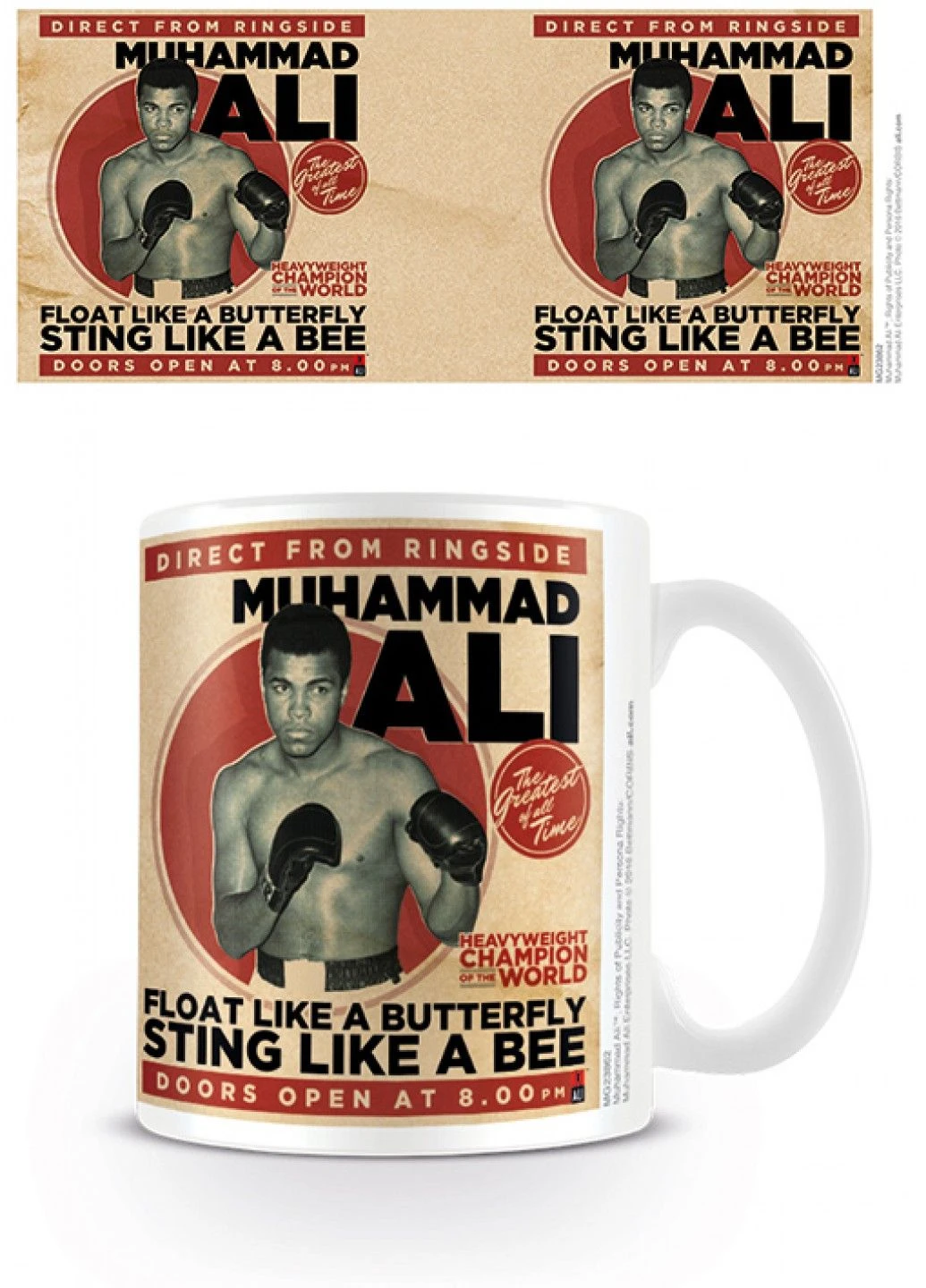 Чашка Muhammad Ali (Vintage) Pyramid International (322417557)