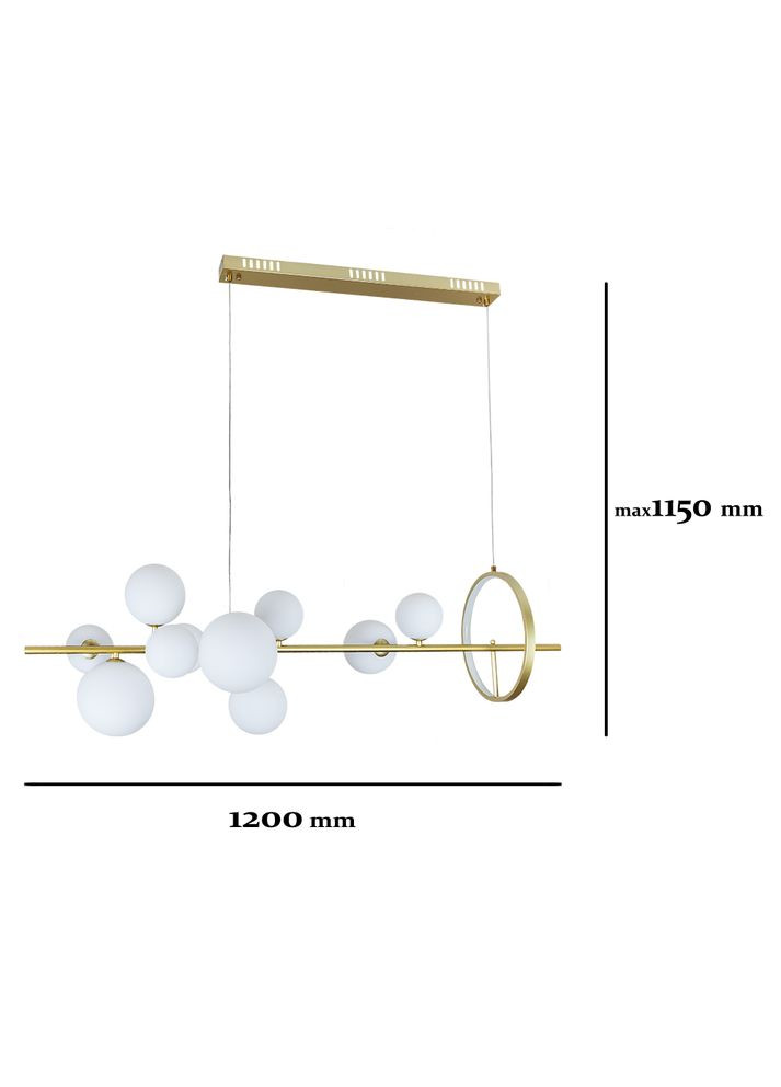 Люстра 918LP267-10 GD+WH (LVS4240) Levistella (323003240)