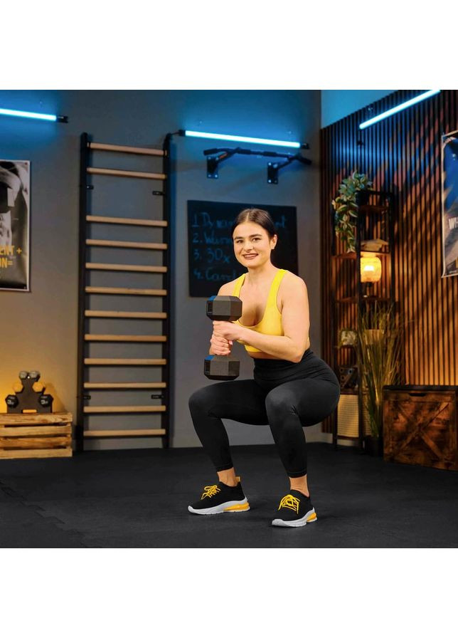 Гантеля шестигранна прогумована TX-150RD 15кг TREX Sport (365437351)