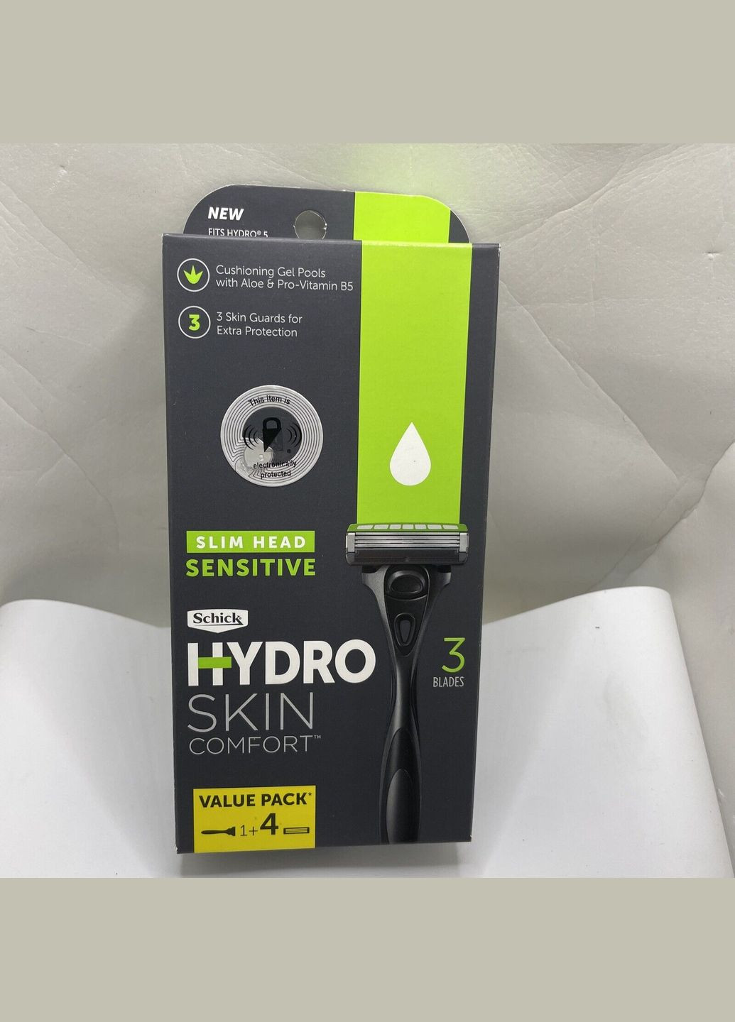 Бритва чоловіча Hydro Skin Comfort Slim Head Sensitive (1 станок + 4 картриджі) Schick (280265699)