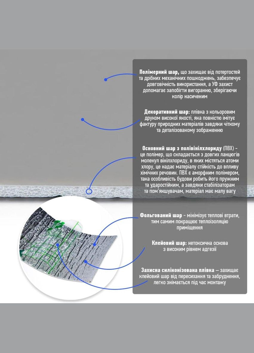 Плінтус вініловий самоклеючий 5000х100х2мм Глянцсовий (D) SW-00002121 Sticker Wall (302010065)