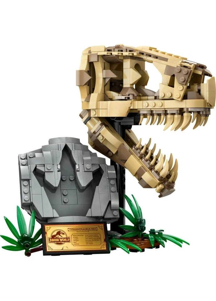 Конструктор Jurassic World Окаменелости динозавров: череп тираннозавра 577 деталей (76964) Lego (281425647)