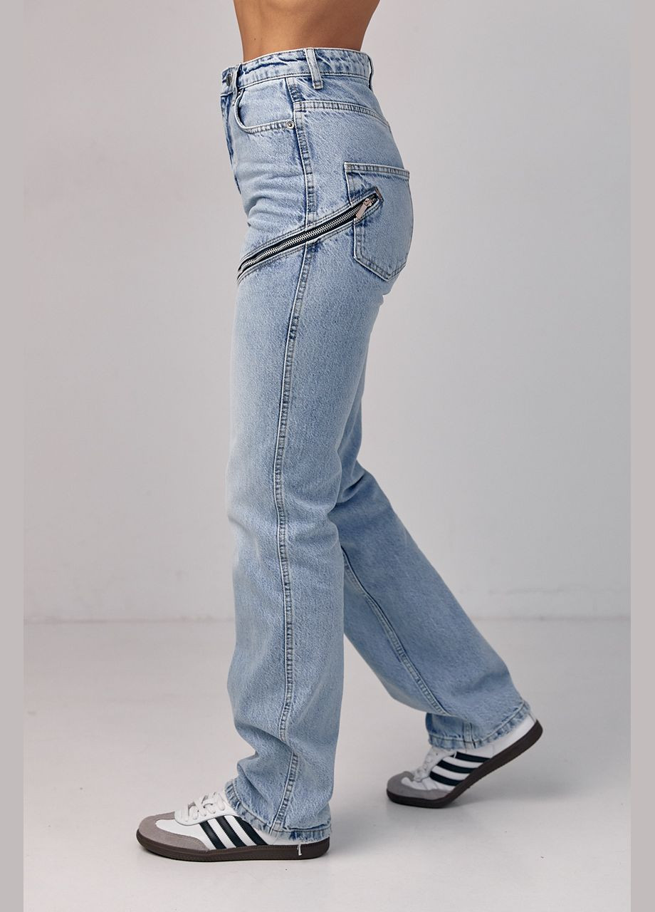 Женские джинсы с молниями Lurex - (290663649)
