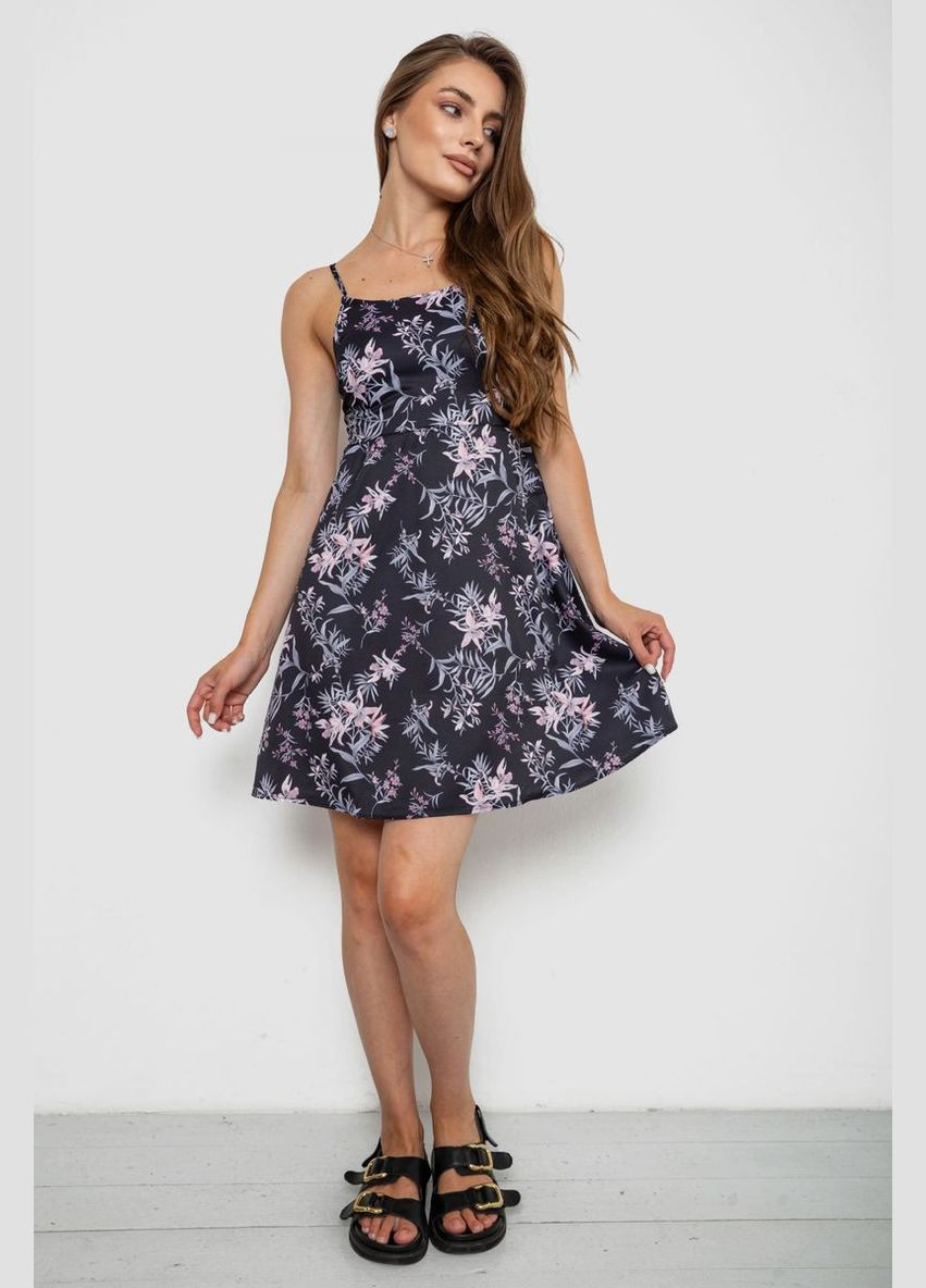 Черное сарафан с принтом, 129r1056 Ager