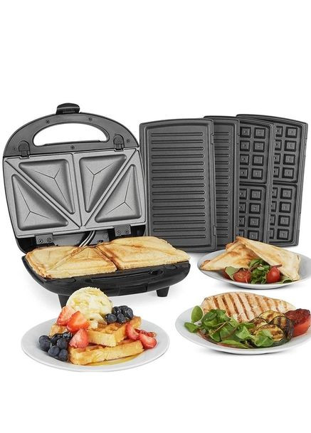 Мультимейкер гриль 4 в 1 RB-5408 Гриль электрический сендвичница вафельница Rainberg (302890914)