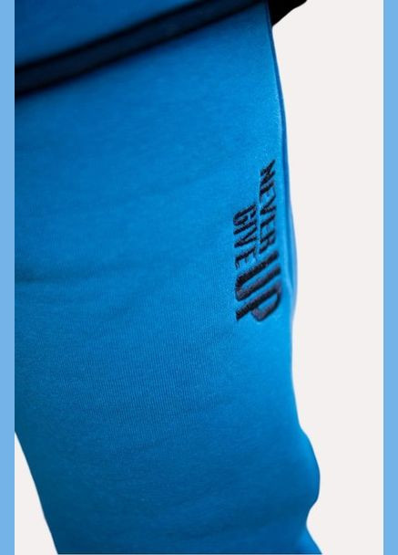 Костюм для мальчика теплый (толстовка+штаны) тринитка 122см морская волна Україна (306744047)