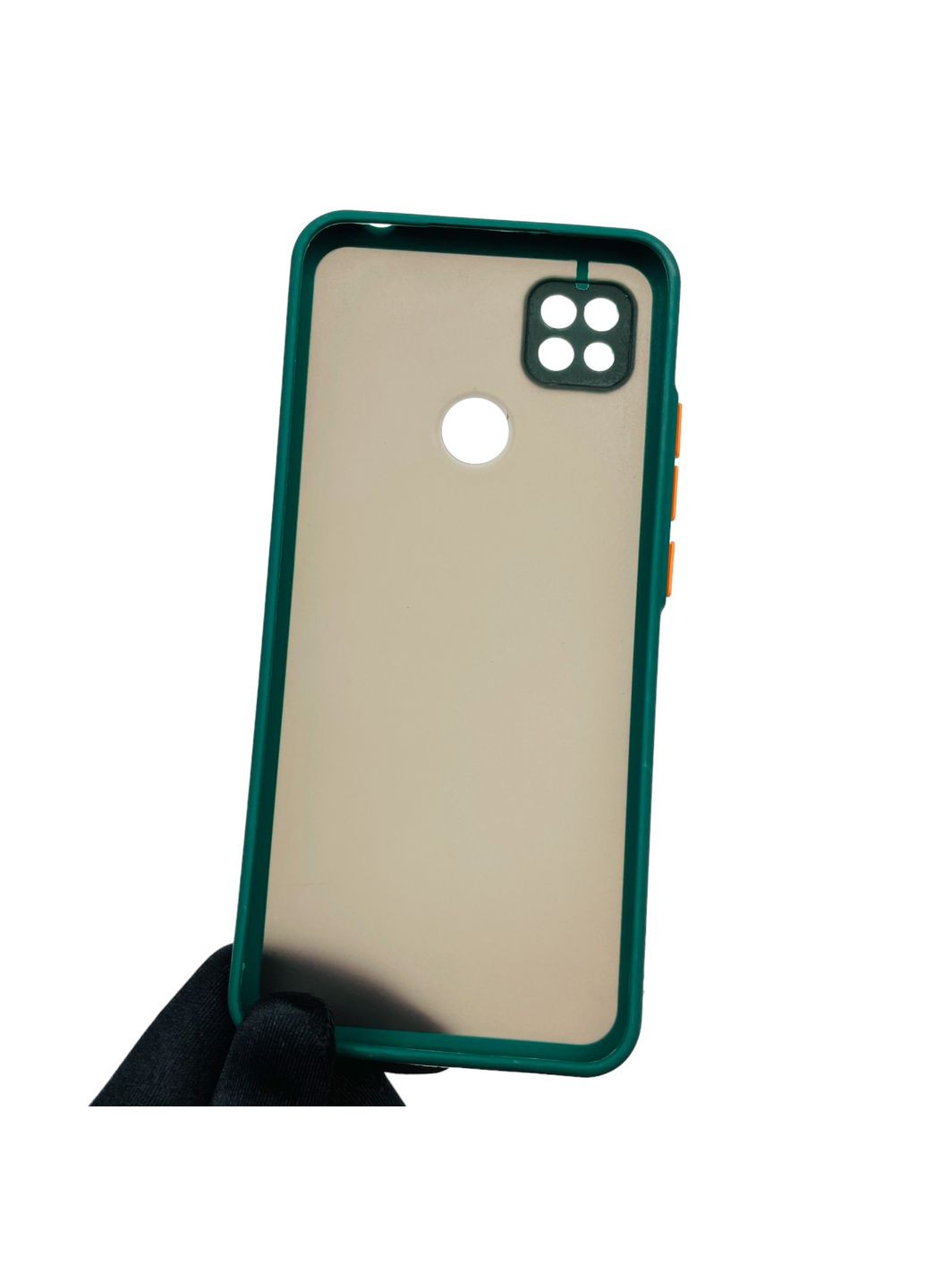 Чохол для Redmi 10A протиударний матовий з високими бортами із захистом камери на сяомі редмі 10а темно-зелений Xiaomi (366390525)