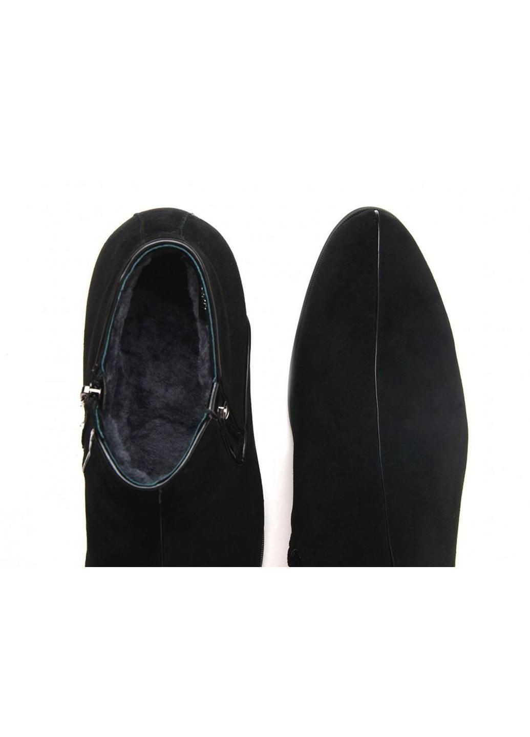 Черные зимние ботинки 7124487-б 39 цвет черный Carlo Delari