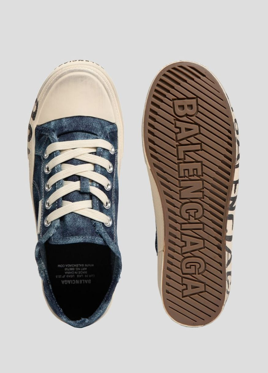 Синие кеды Balenciaga