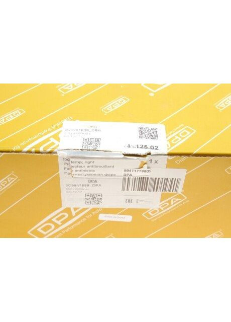 Фара противотуманная левая (галоген) VW Passat CC (11-16) (99411779802) No Brand (342406988)