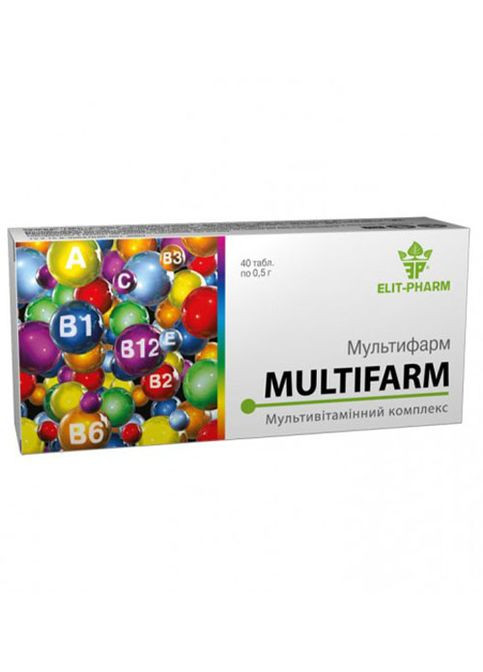 Elit-Pharm Multifarm 40 Caps Еліт-фарм (339679651)