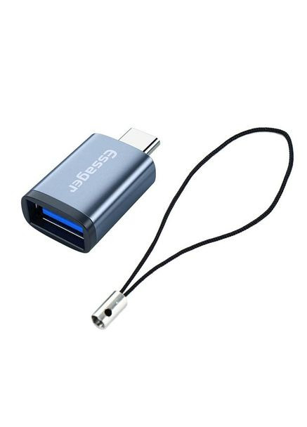 Перехідник OTG USB3.0 на Type-C Mini Fast Charge Black Essager (300523853)