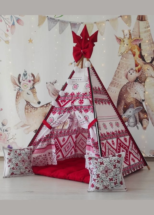 Вигвам палатка в детскую Вышиванка БОН БОН. Полный комплект! No Brand (316257032)