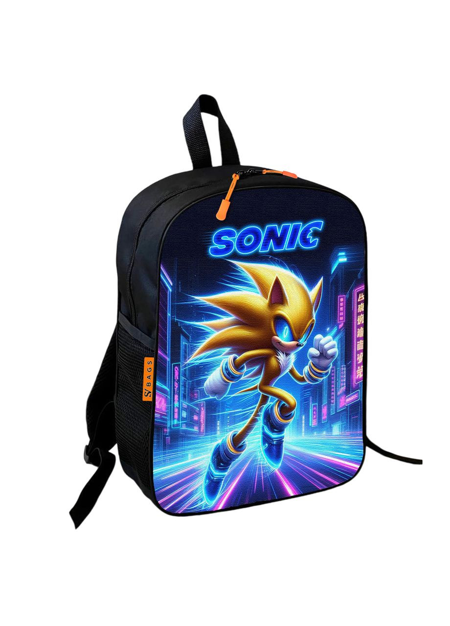 Рюкзак шкільний дитячий Супер Сонік «Super Sonic» 36х27 см для хлопчика No Brand (323221427)