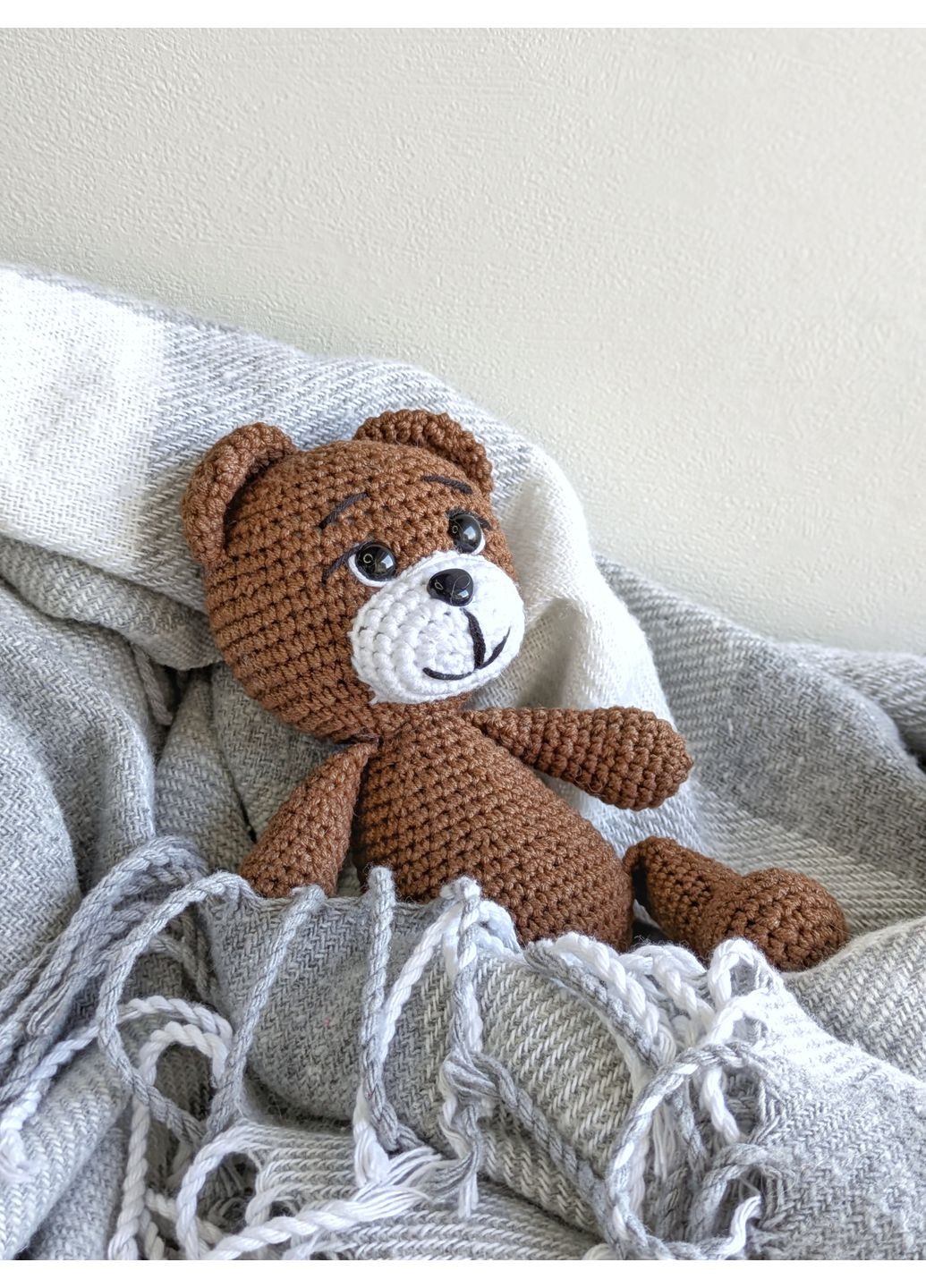 Набір для в'язання ведмедика (коричневий) Hand Made (365250665)