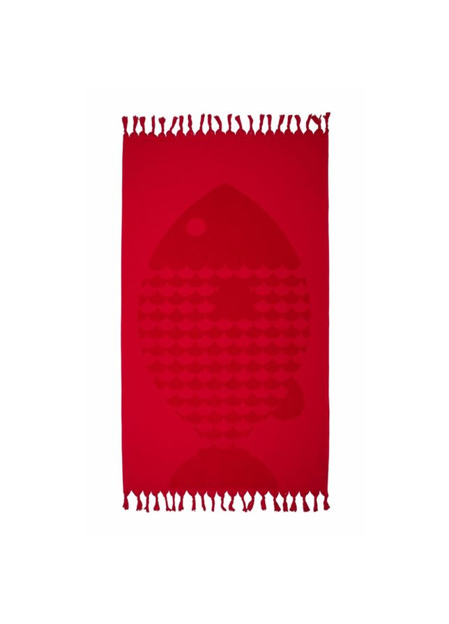 Barine полотенце - fish red красный 90*160 красный производство -