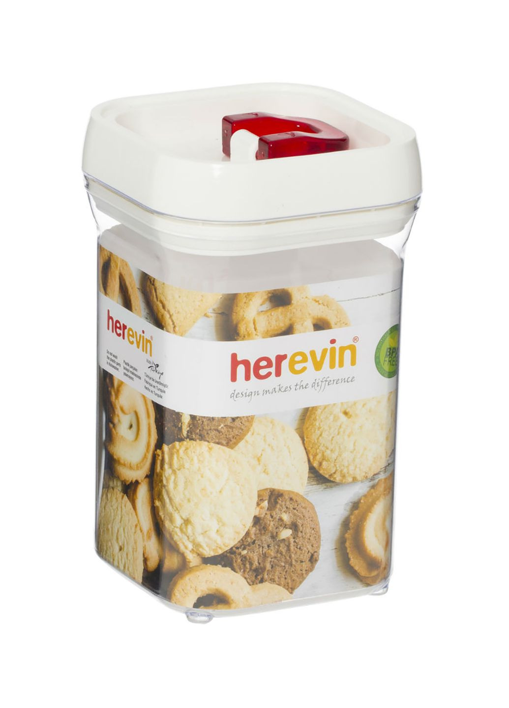 Контейнер пластиковий для харчових продуктів - колір різнокольоровий ЦБ-00249443 Herevin (292630123)