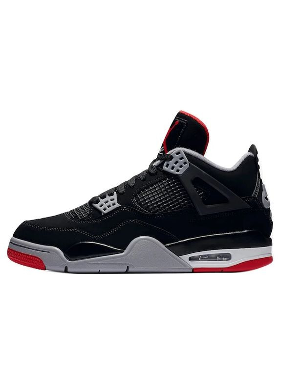 Чорні Зимовий кросівки nobrand air jordan з хутром 4 retro bred No Brand Air Jordan 4