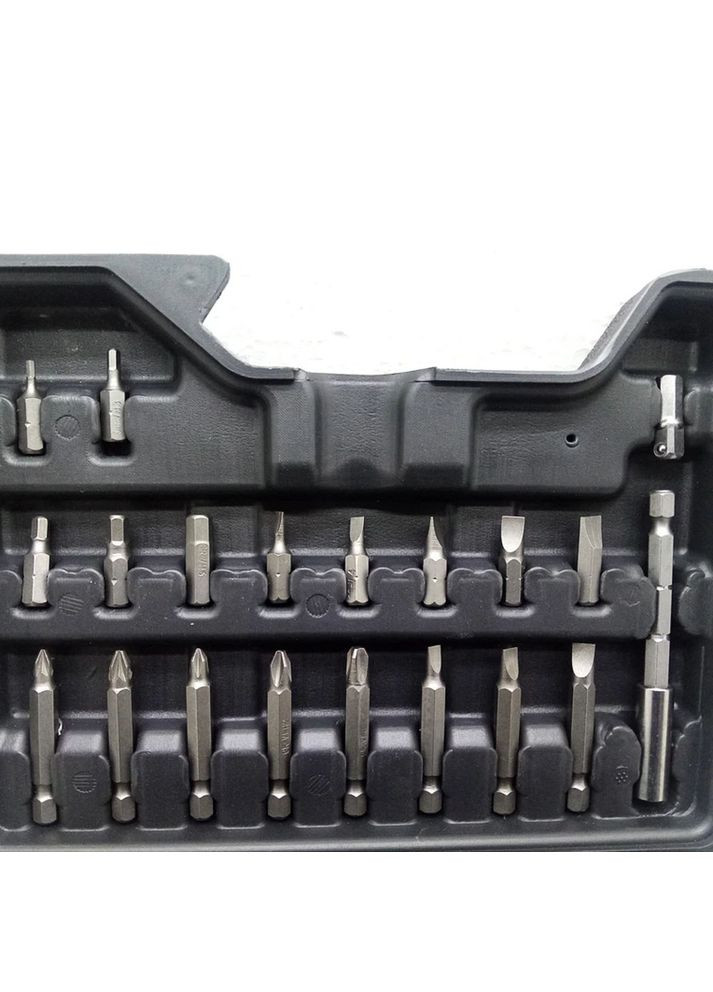 Набір викруток із бітами 63 предмети, у кейсі/Викрутка з набором біт/Рверсивна викрутка з насадками No Brand (367805771)