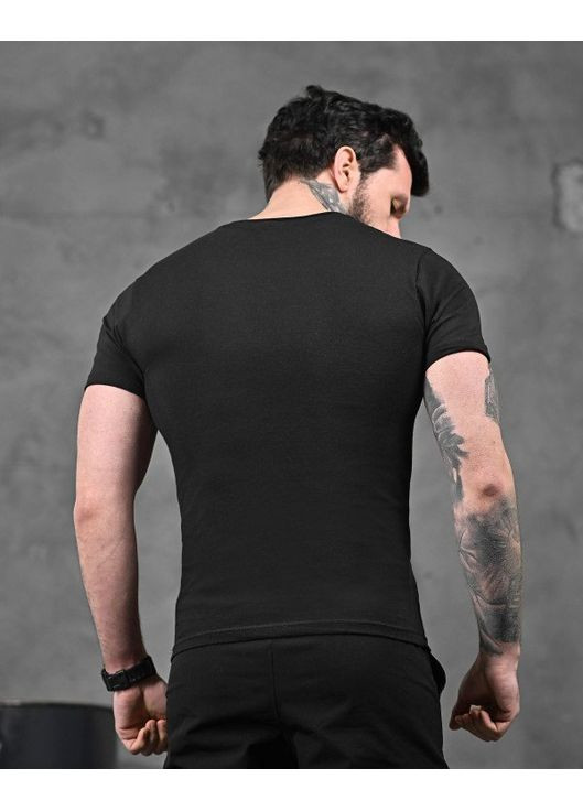 Тактична чоловіча футболка Череп чорна No Brand (358203718)