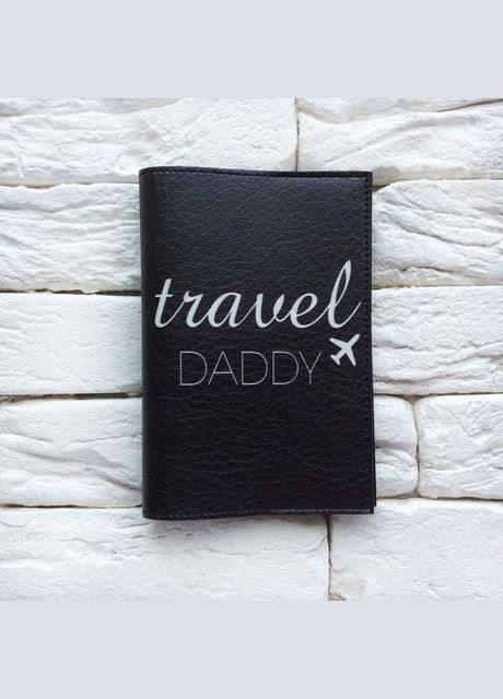 Обкладинка для паспорта Travel Daddy 2 (чорний) No Brand (299387845)