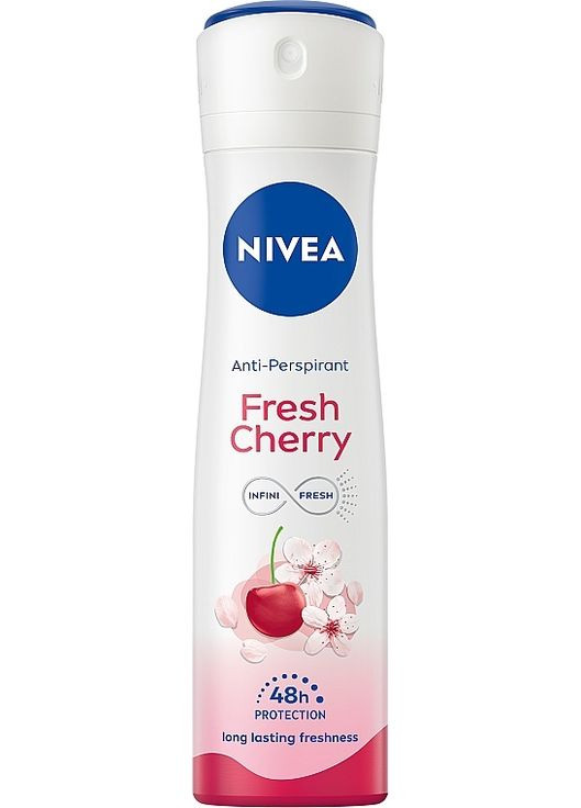 Антиперспірант "Свіжа вишня" Fresh Cherry Anti-Perspirant 150ml (1228939-140434) Nivea (368613362)