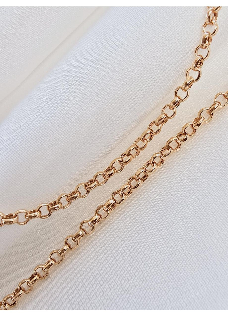 Золотий ланцюжок «Ролло» (Шопард) 40см 300801-1л Столична Ювелірна Фабрика (367267941)