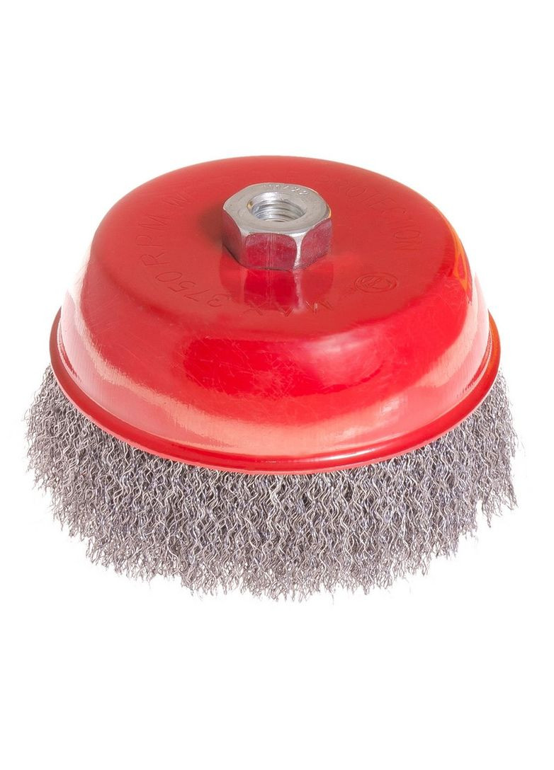 Щетка торцевая из рифленой проволоки D150 М14 GM (19-7215) Mastertool (322705108)