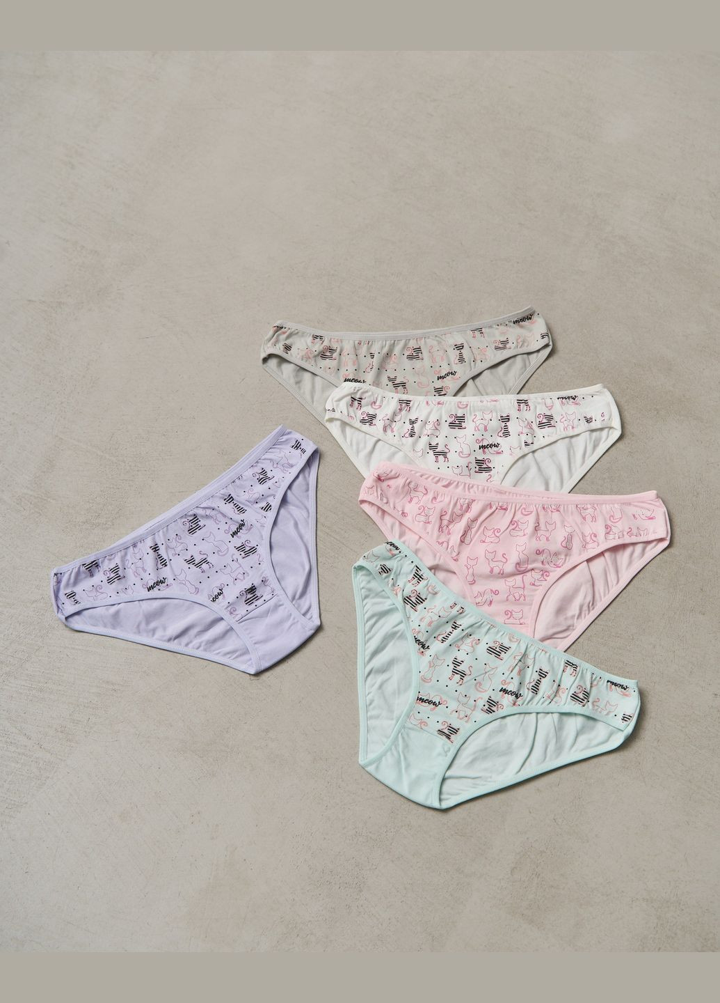 Трусики жіночі бавовняні 5 шт. Nicoletta (322126731)