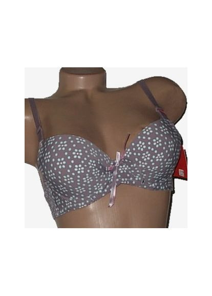 Комбінований бюстгальтер потрійний пуш-ап чашка а No Brand з кісточками