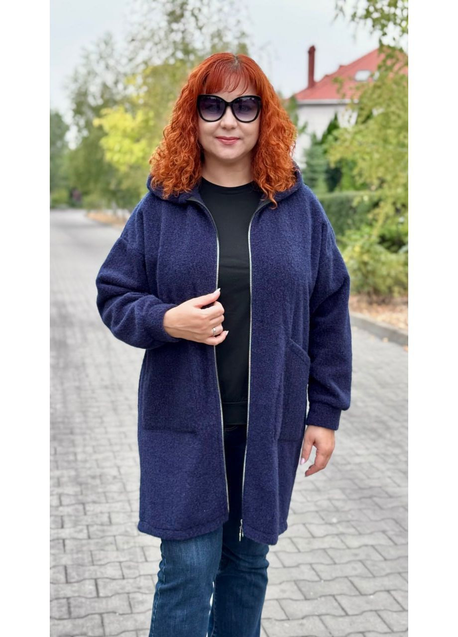 Синий демисезонный кардиган No Brand