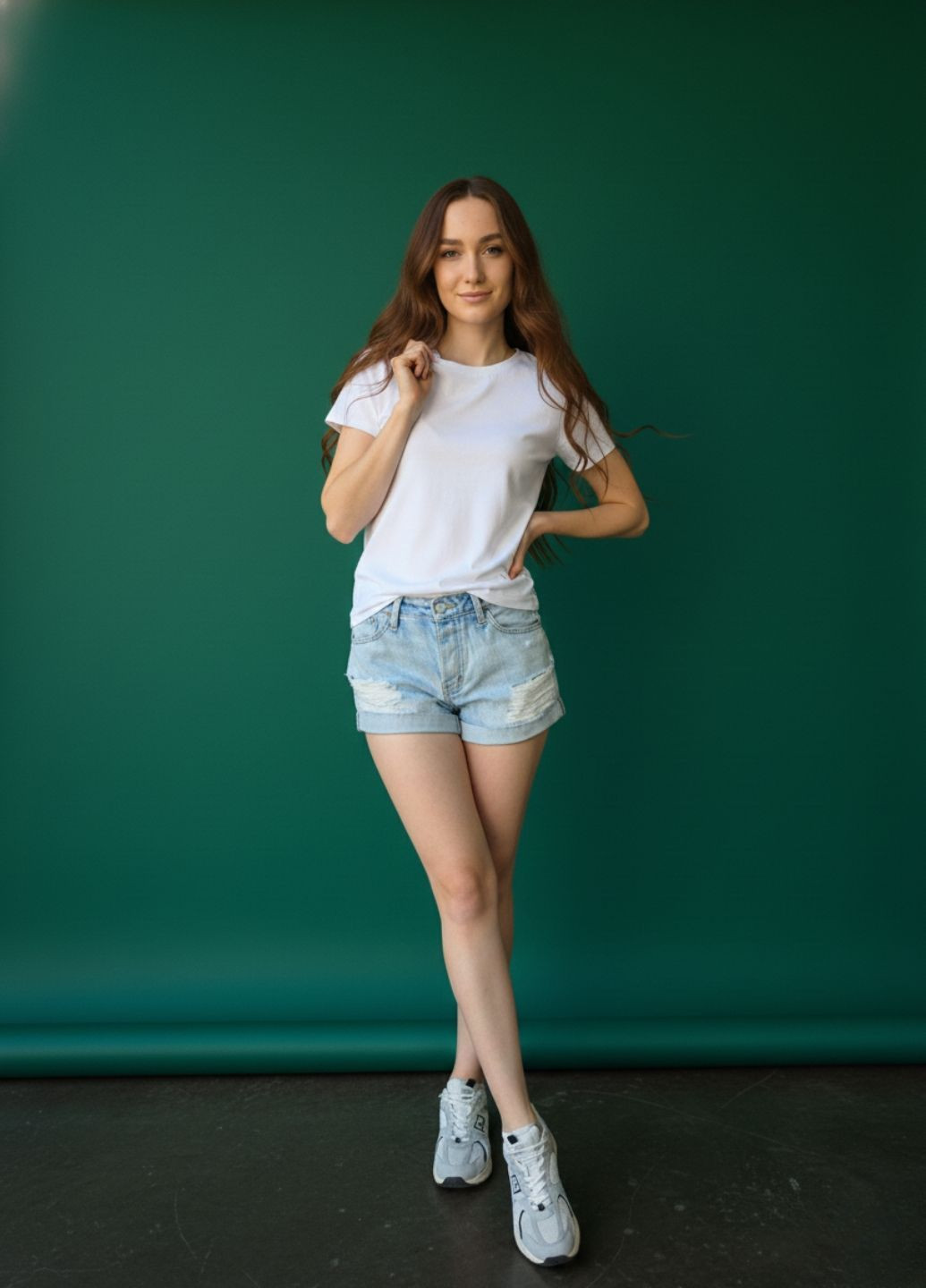 Шорты женские рваные джинсовые Abercrombie&Fitch No Brand (369444062)