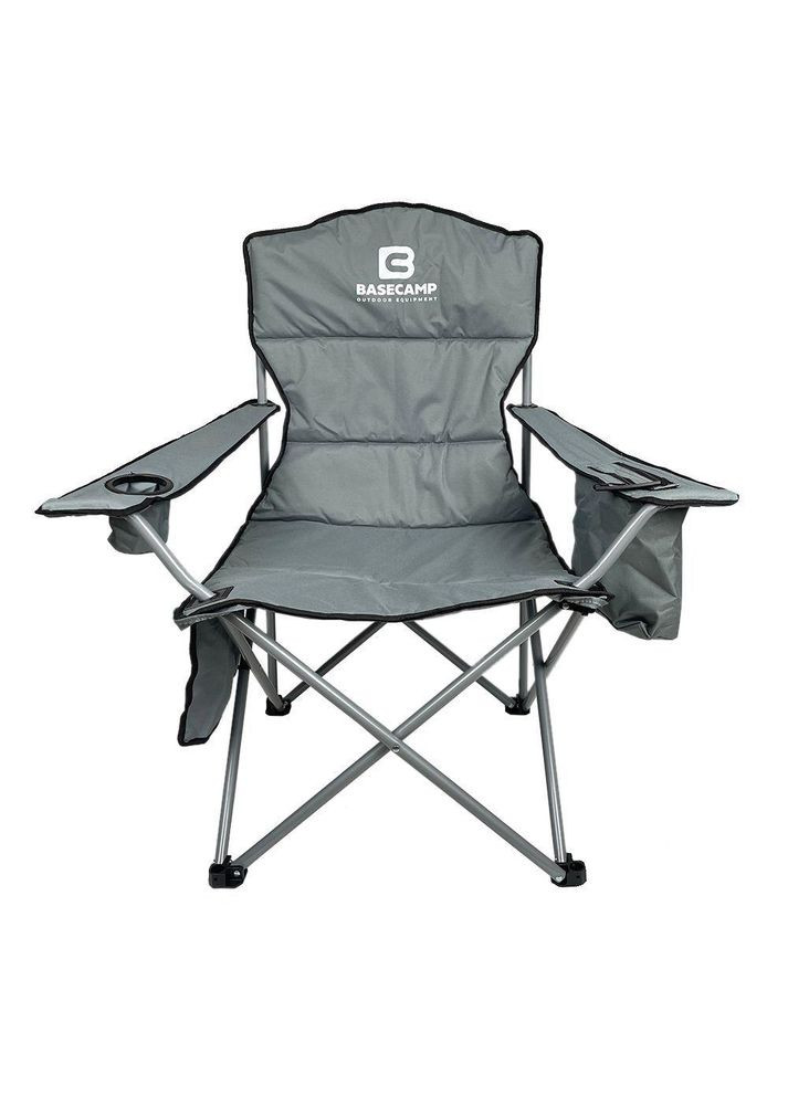 Кемпінгове крісло Hunter, 60x60x100 см, Grey BaseCamp (360238328)