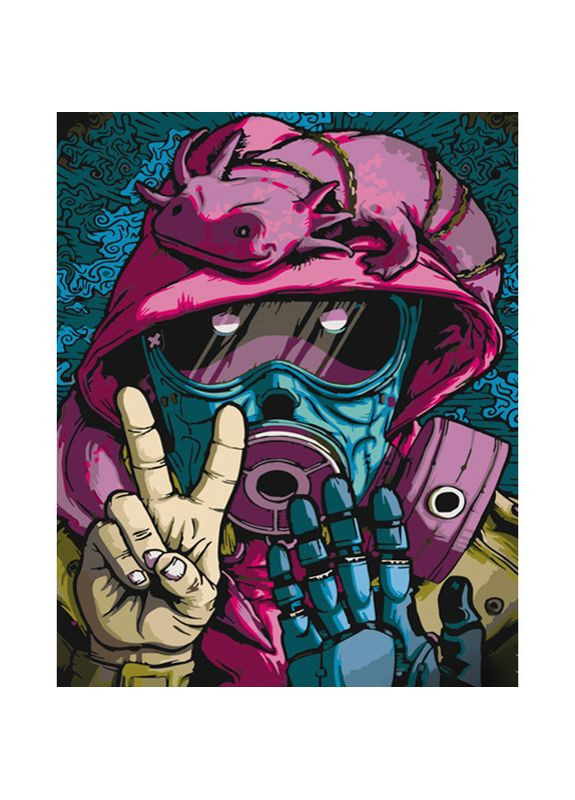 Картина за номерами для дорослих Преміум Peace акрилова розвивальна см Strateg (362427126)