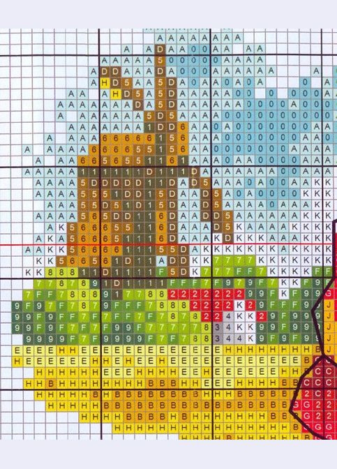 Набор для вышивания по нанесённой на канву схеме" June flower". AIDA 14CT printed 18*15 см Joy Sunday (313612747)