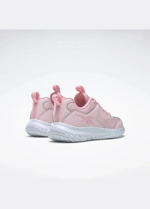 Розовые демисезонные кроссовки rush runner 4 porcelain pink/porcelain pink/true pink р. 3.5/34.5/23 см Reebok