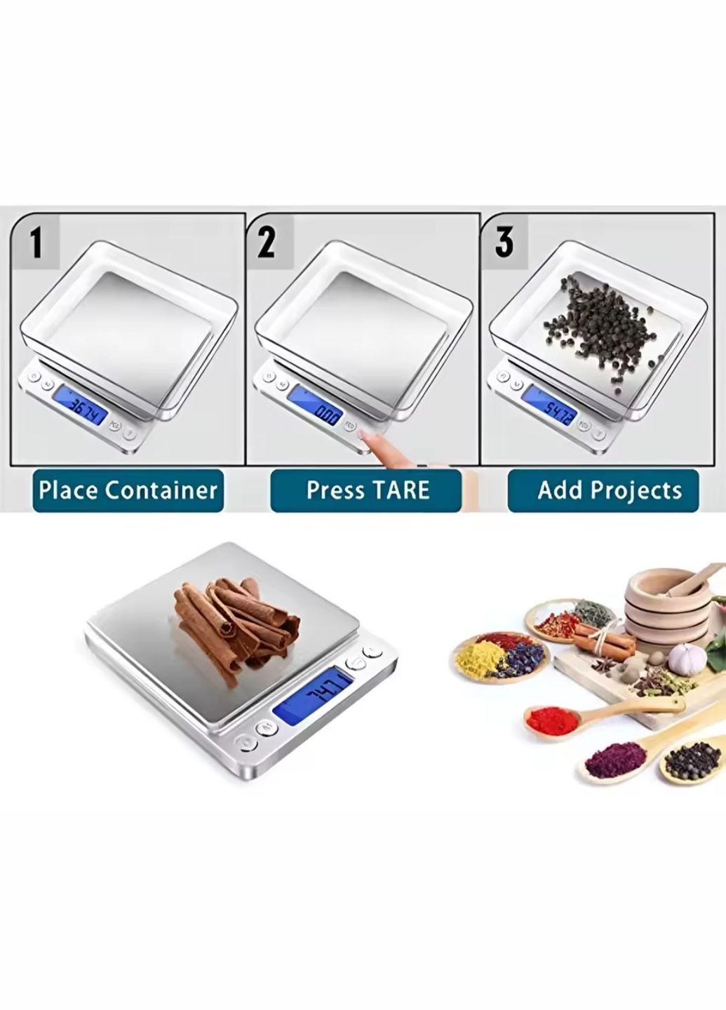 Высокоточные портативные Ювелирные мини весы электронные карманные 500g No Brand (340458556)