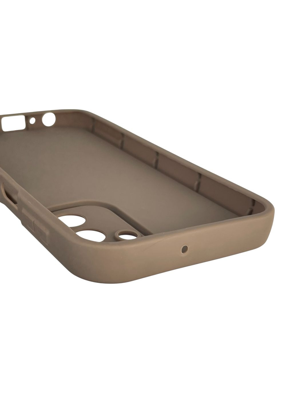 Чехол силиконовый Soft Touch с 3D принтом женским для Galaxy A24 (SM-A245F) коричневый (Полная защита камеры) Samsung (373670758)