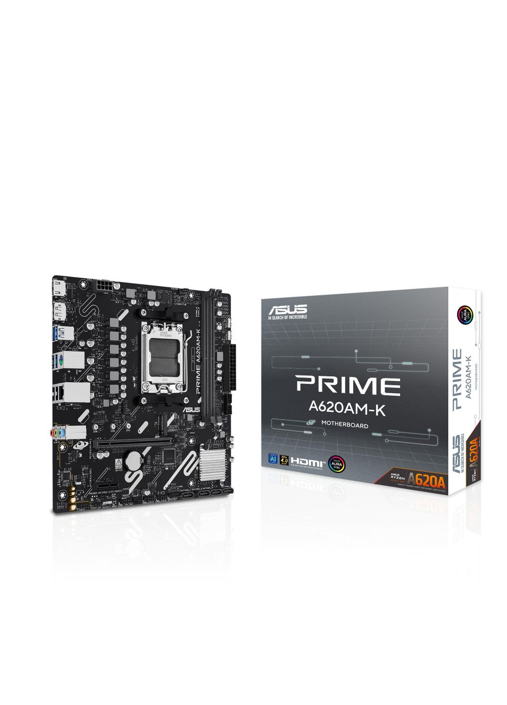 Материнська плата PRIME A620AM-K sAM5 A620 2xDDR5 HDMI DP mATX Asus (366831671)