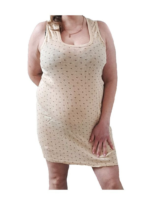 Женская ночничка без рукава, хлопок No Brand (315033376)