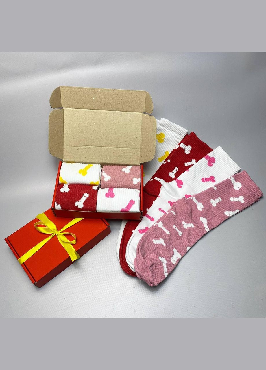 Комбинированные бокс мужских подарочных носков 40-45 на 4 пары Vakko (306424125)