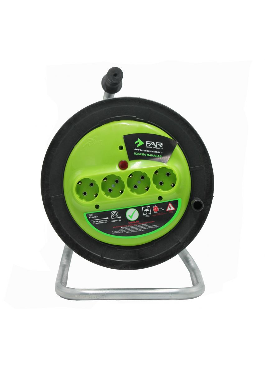 Катушка для удлинителя на 4 гнезда с заземлением F 281 Far (336905966)