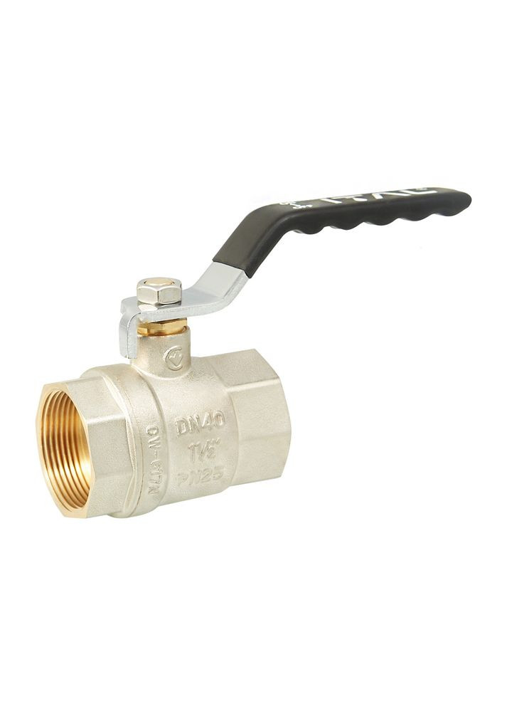 Кран шаровой PN40 1 1/2" вн.-вн., ручка, никель ITAL (316088638)