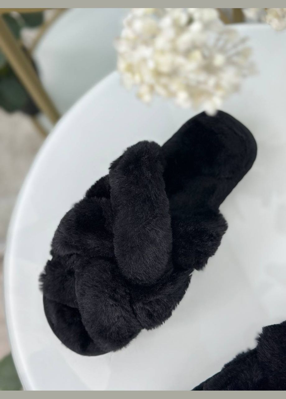 Черные тапочки комнатные No Brand